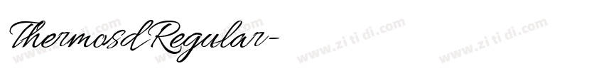 Thermosd Regular字体转换 Thermosd Regular字体转换
